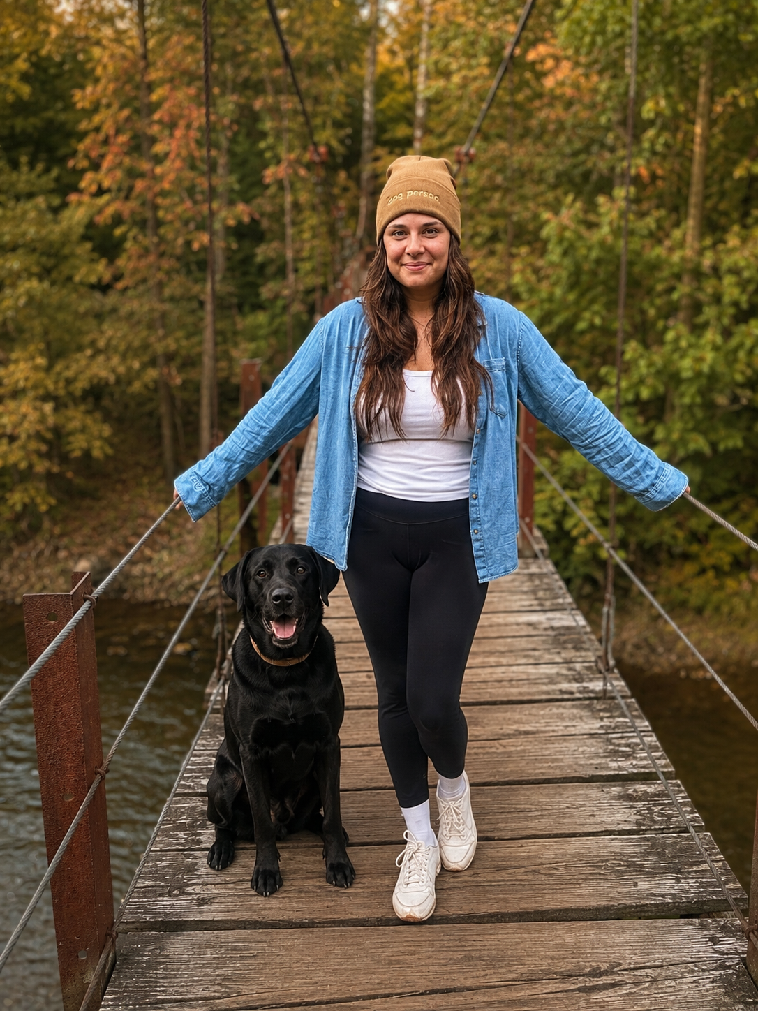 Dog mom Beanie | Dog Person Beanie | Embroidered Dog Lover Hat | Cozy Cuffed Winter Beanie | Dog Mom Gift | Dog Lover Gift