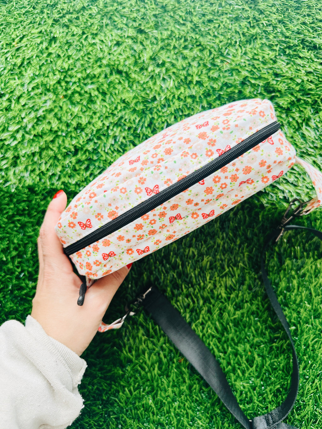 Bloom flower belly bag, bum bag botanical chic , belt bag floral