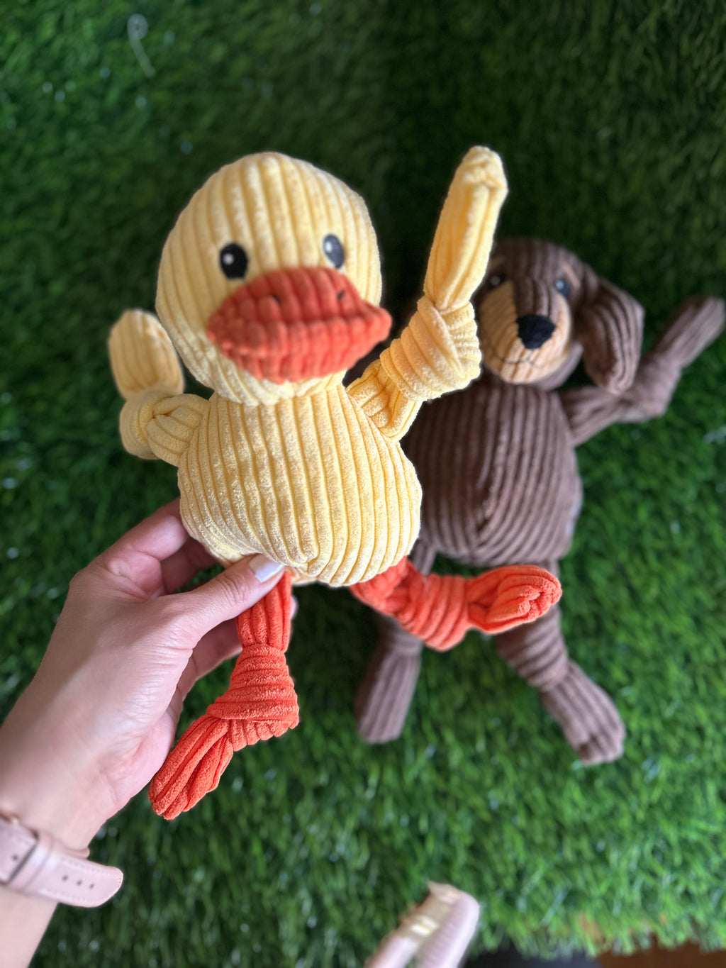 Floppy Knots Dog Toy Animal Squeaky