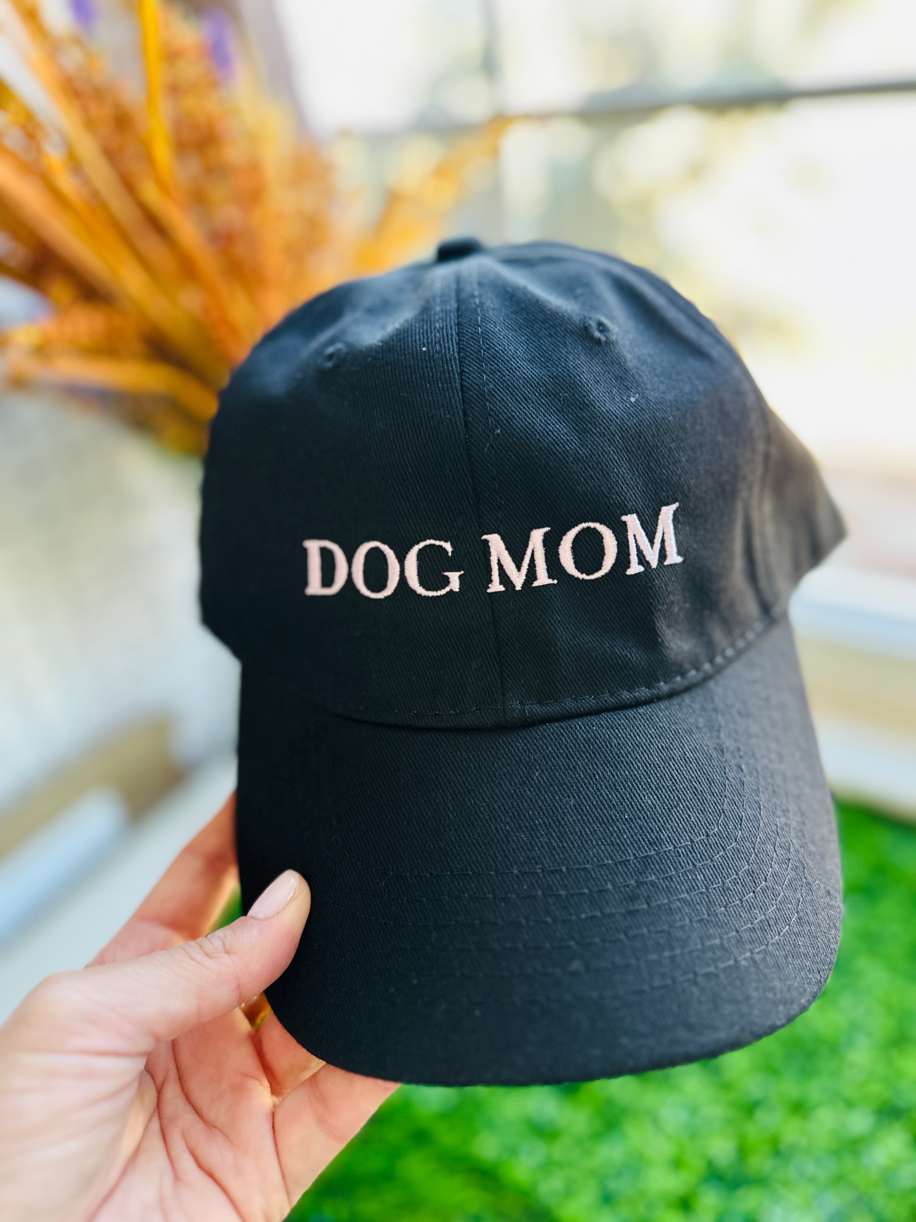 Lavender Dog mom baseball hat