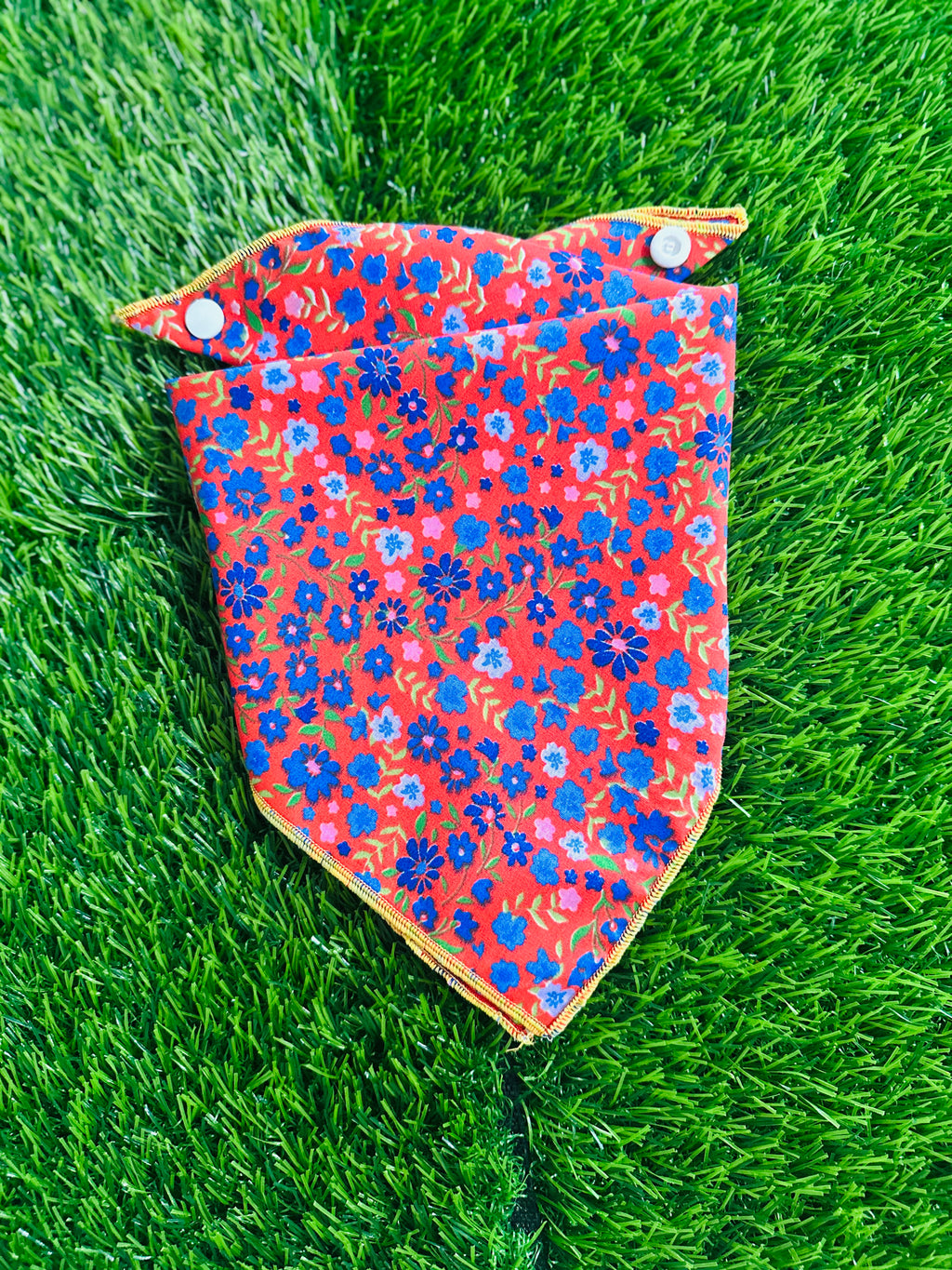 spring flower dog bandana