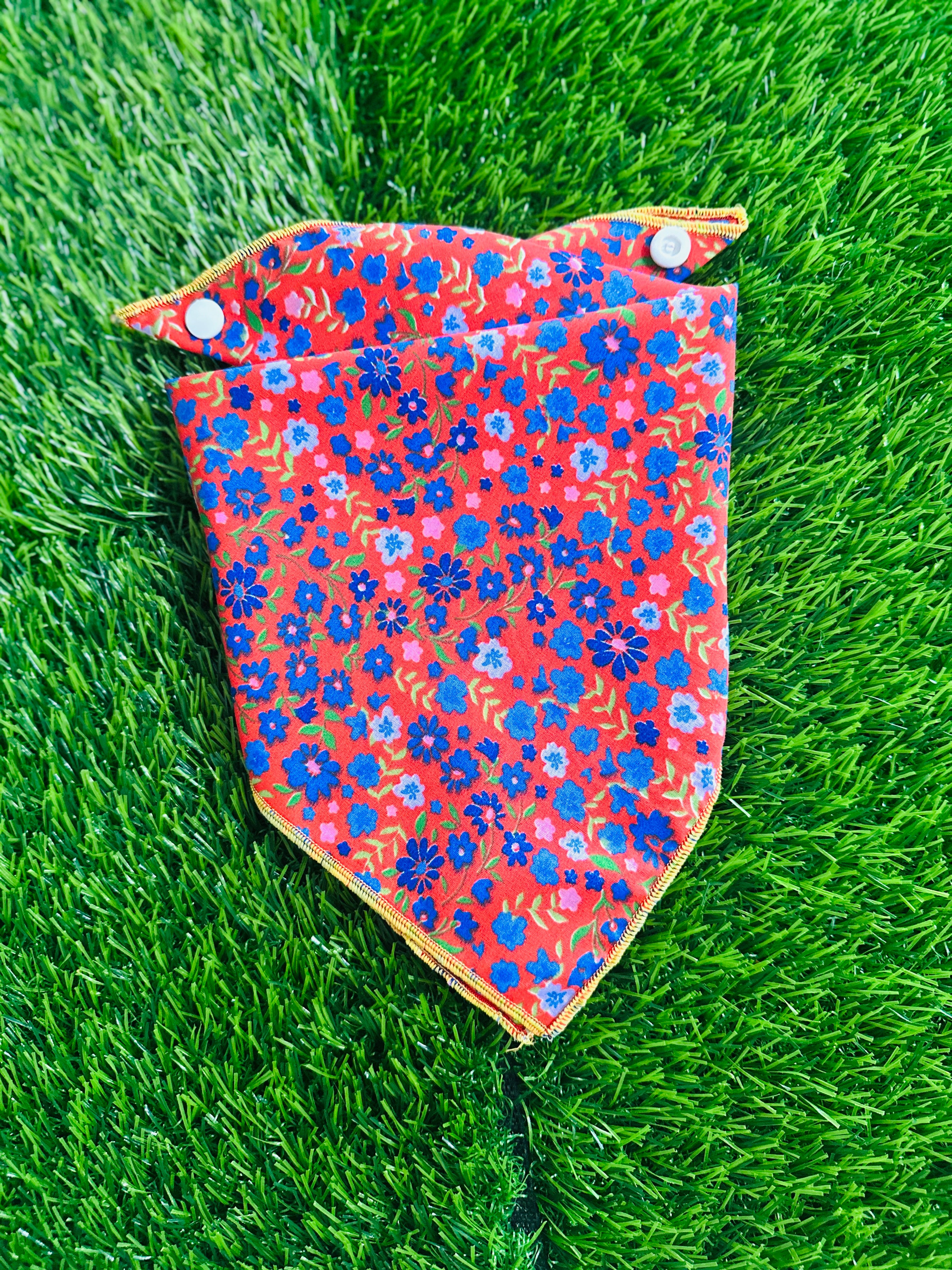 spring flower dog bandana