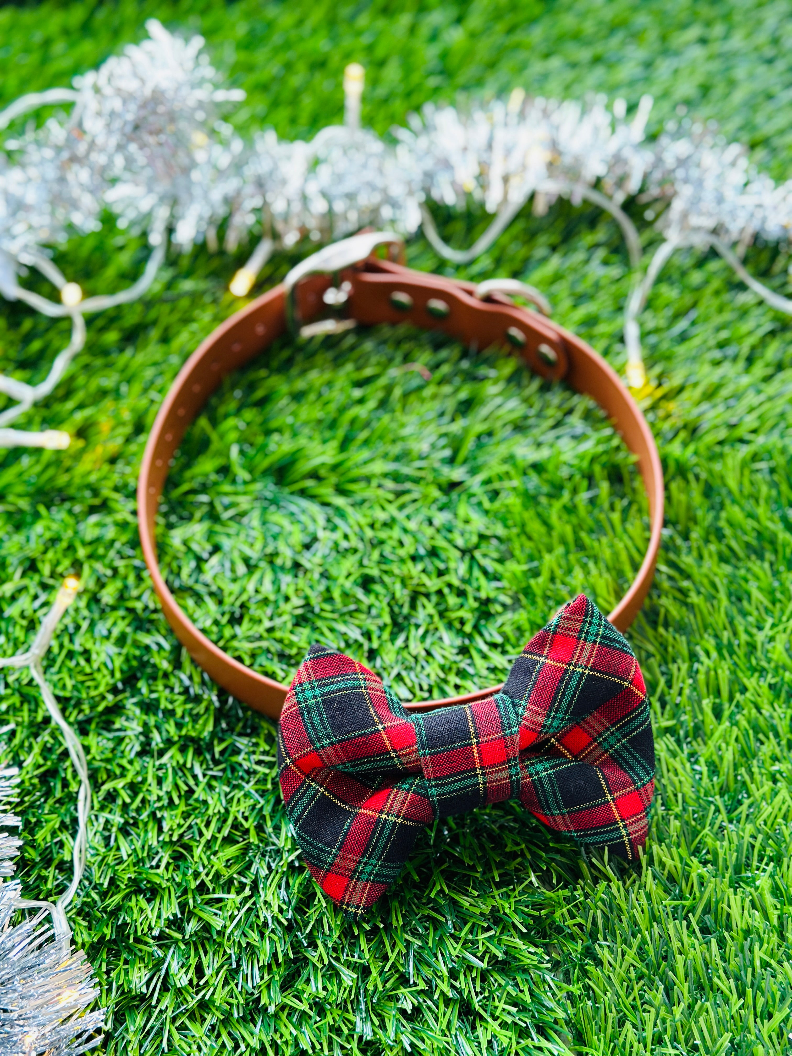 Tartan Plaid Sailor Bow for large or small dogs , match with your dog bow