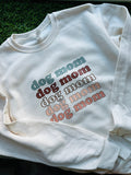 Dog mom boho sweatshirt