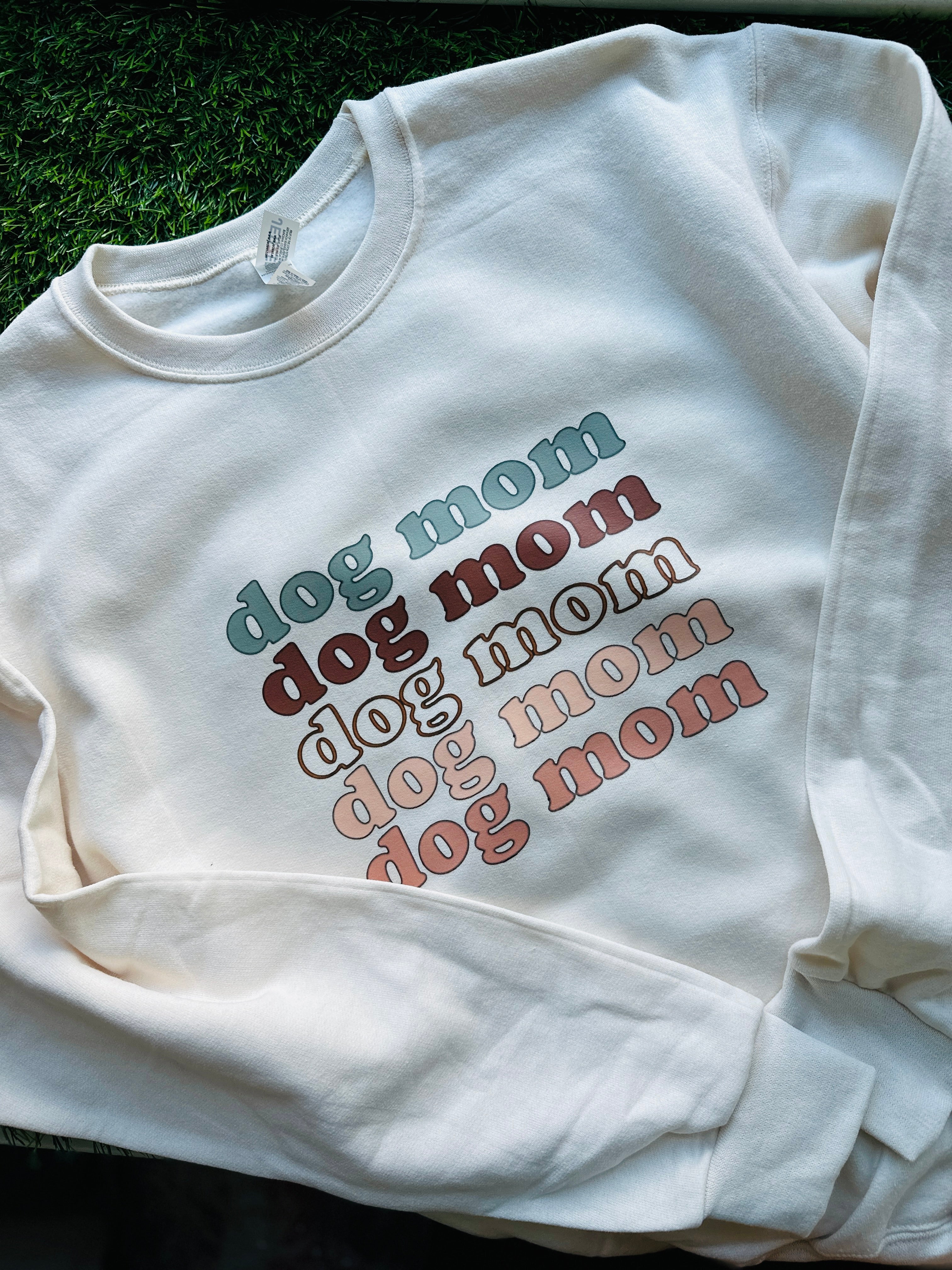 Dog mom boho sweatshirt