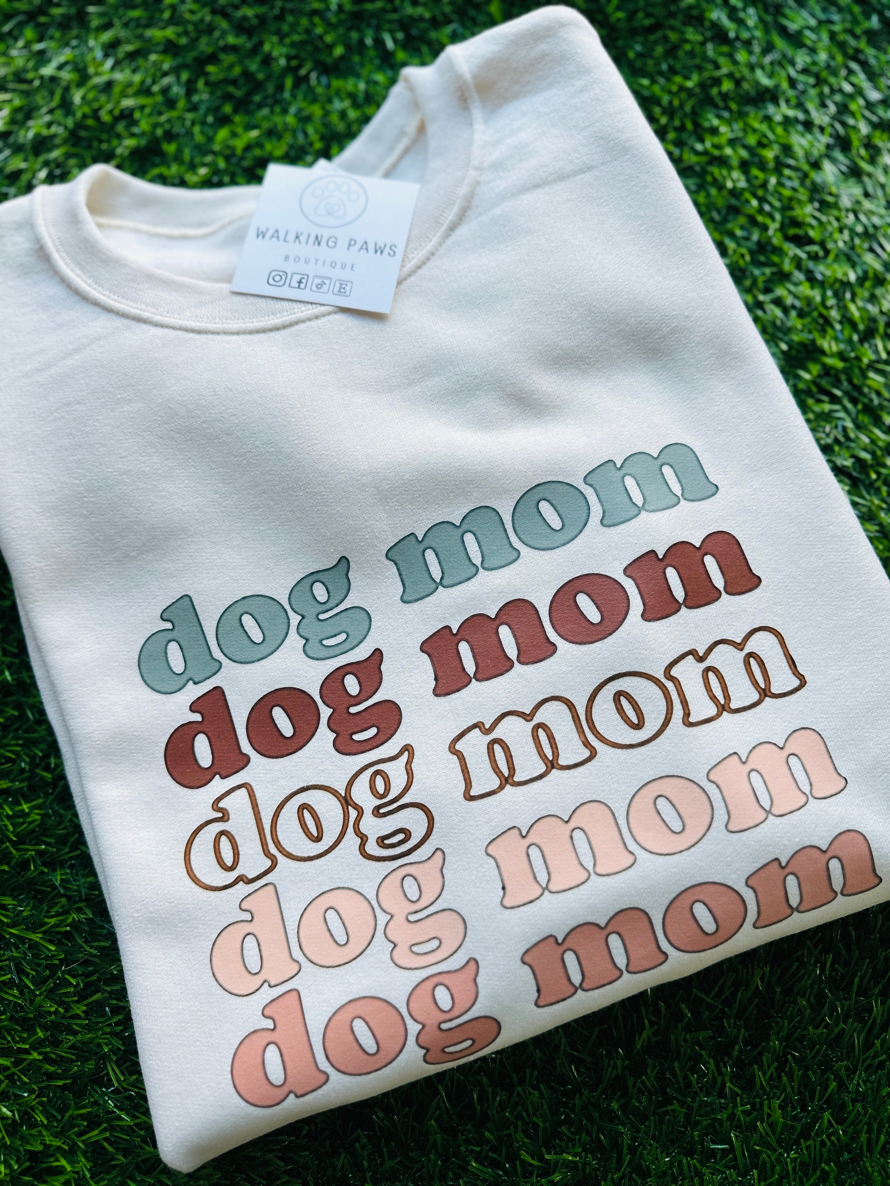 Dog mom boho sweatshirt