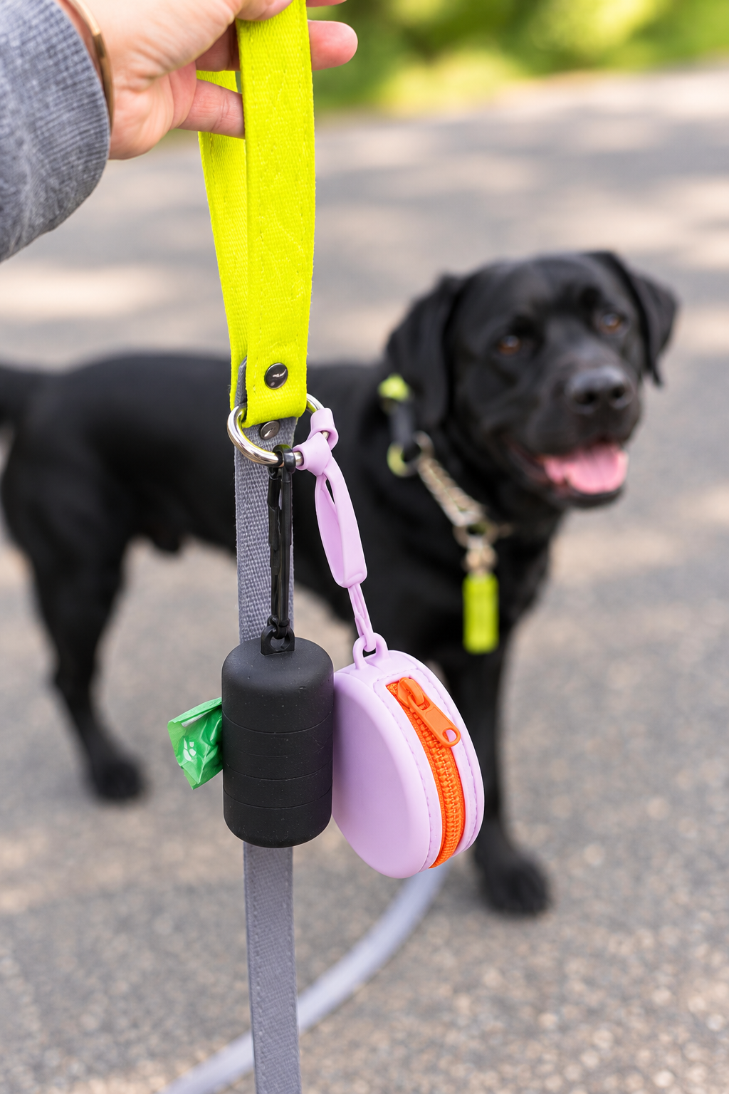 Silicone Dog Treat Pouch – Waterproof Training & Walking Treat Bag