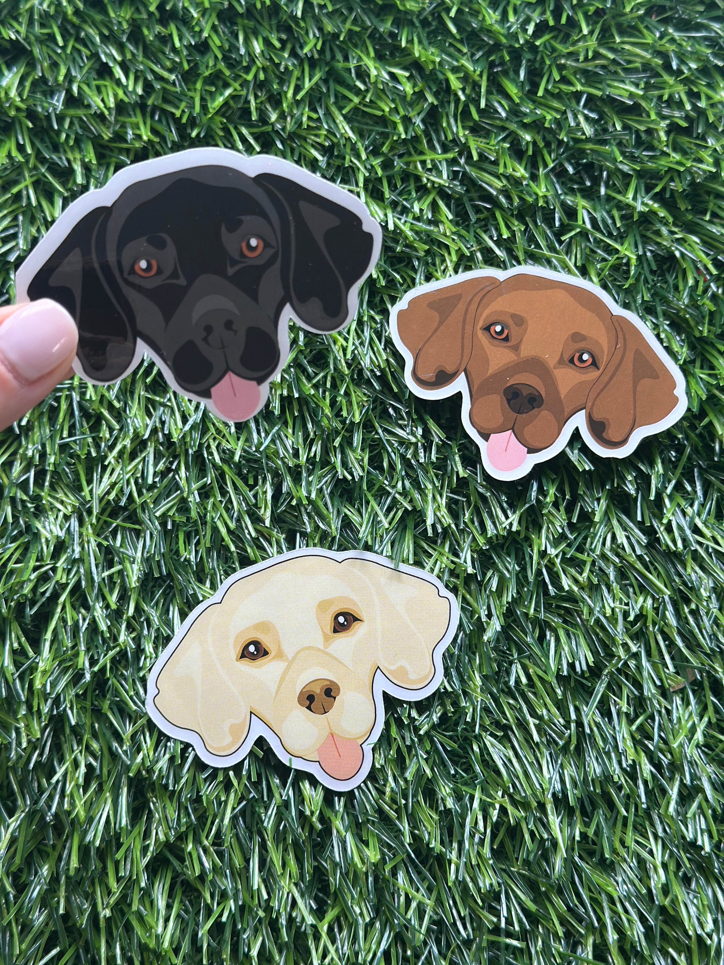 labrador waterproof vinyl sticker