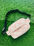 Bloom flower belly bag, bum bag botanical chic , belt bag floral