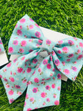 cherry blossom sailor bow and bow for dogs, adjustable to any size collar