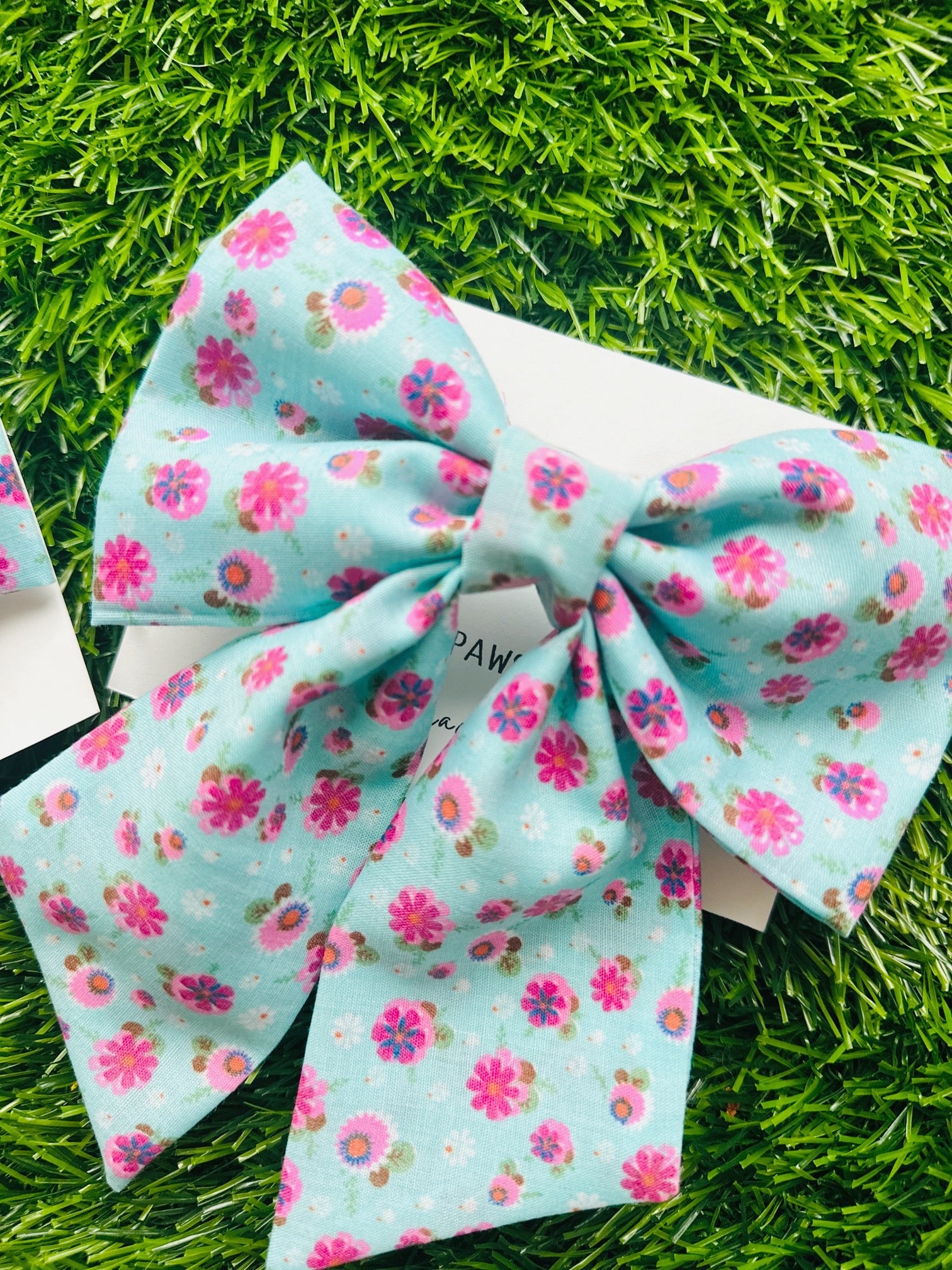 cherry blossom sailor bow and bow for dogs, adjustable to any size collar
