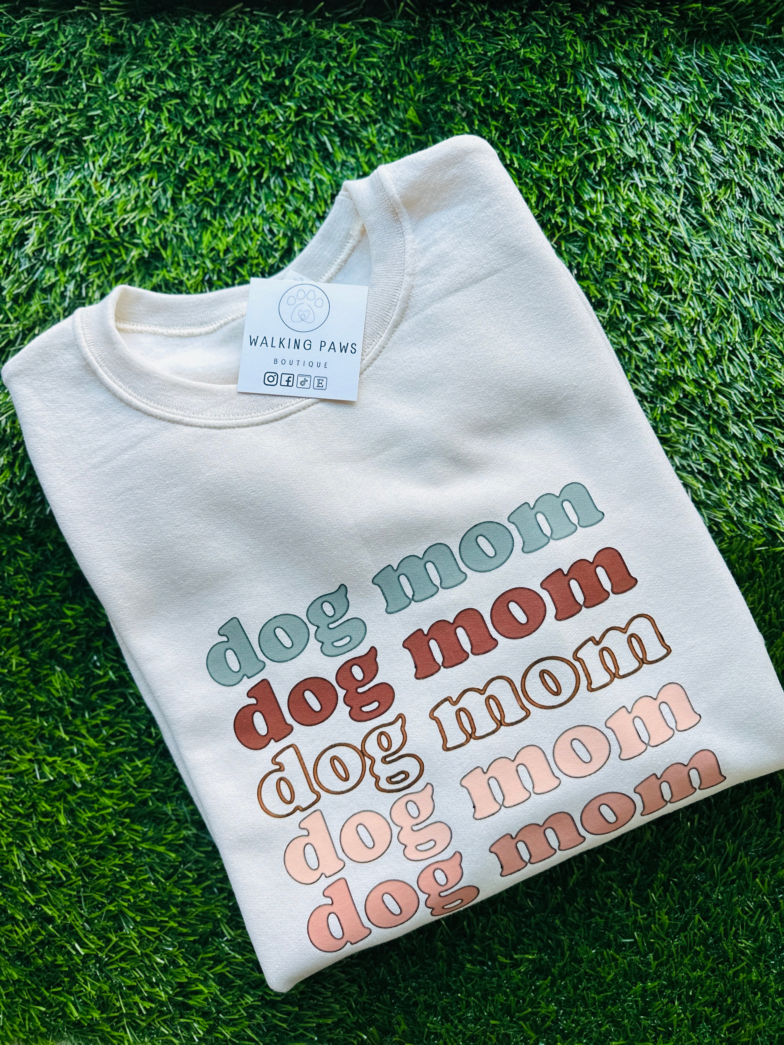 Dog mom boho sweatshirt
