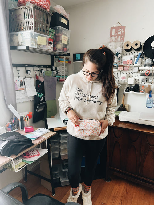 Bloom flower belly bag, bum bag botanical chic , belt bag floral