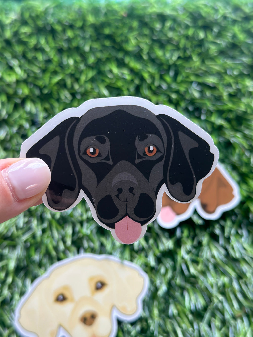 labrador waterproof vinyl sticker