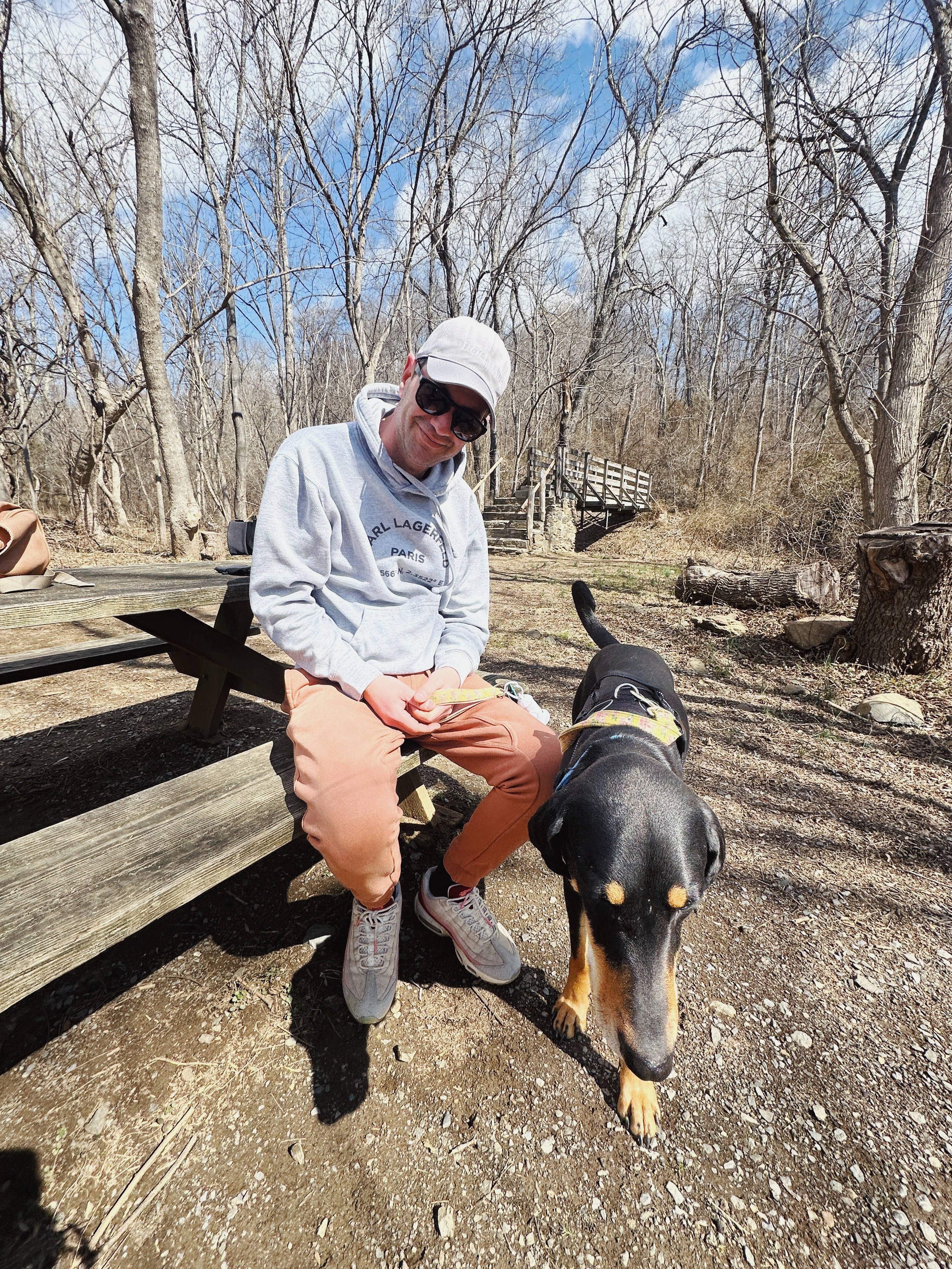 dog dad baseball cap hat