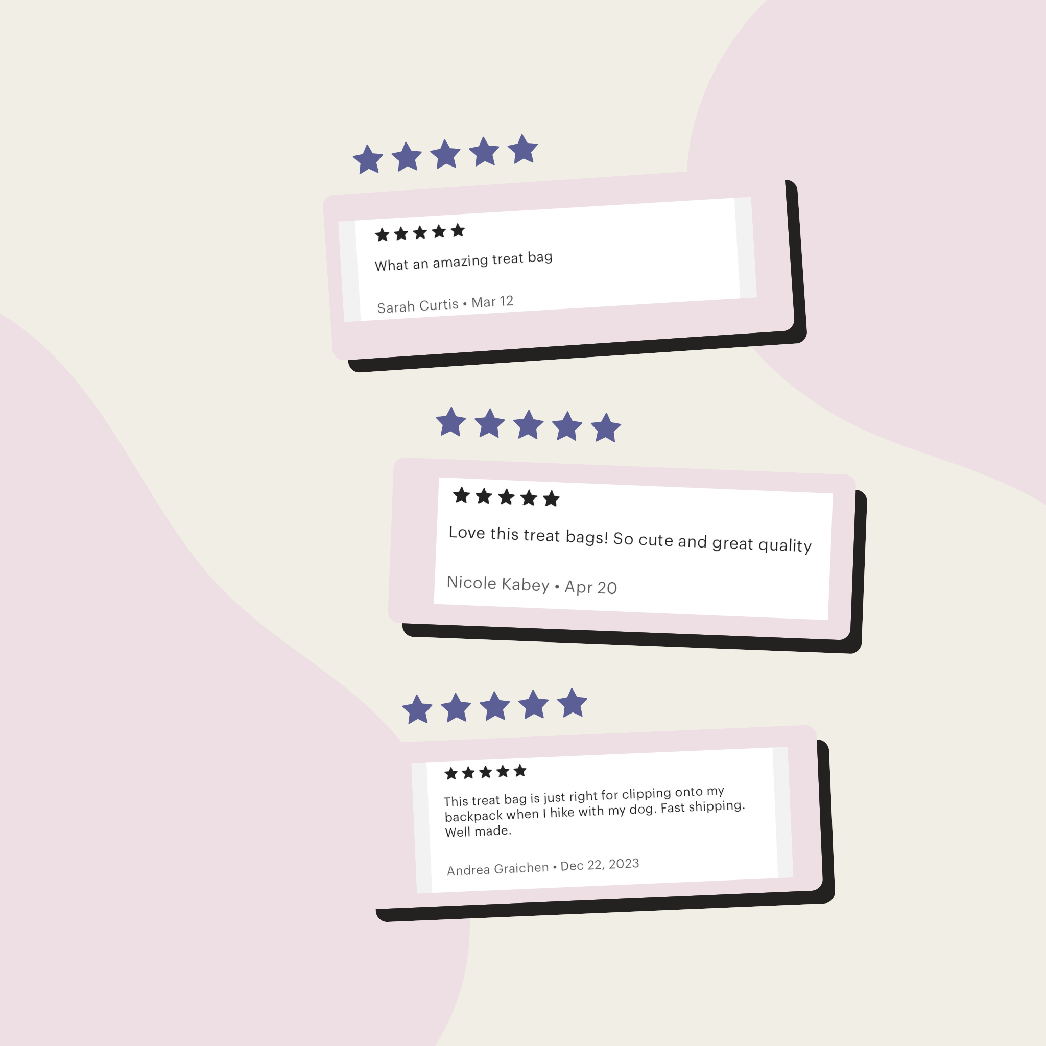 floral dog treat pouch for dog walking or formal training, treat holder botanical blue pouch, dog mom gift