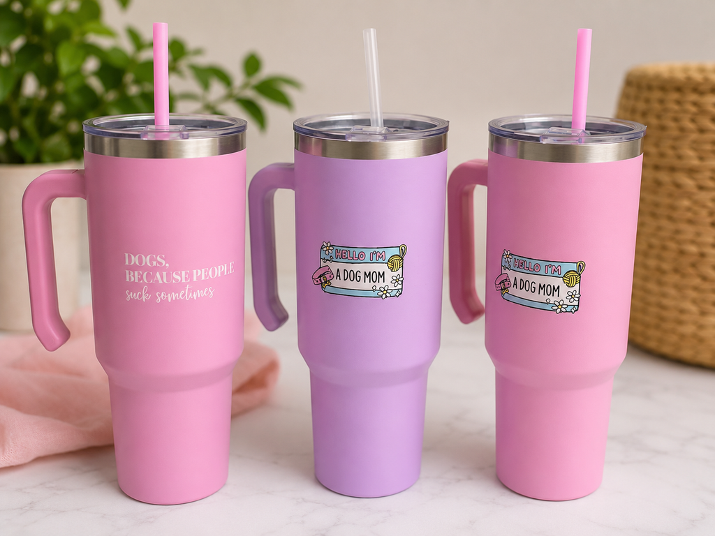 Dog Lover Sticker | Waterproof Cup Tumbler Transfer | DIY Drinkware UV STF PERMANENT STICKER (Copy)