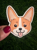 Corgi waterproof vinyl sticker