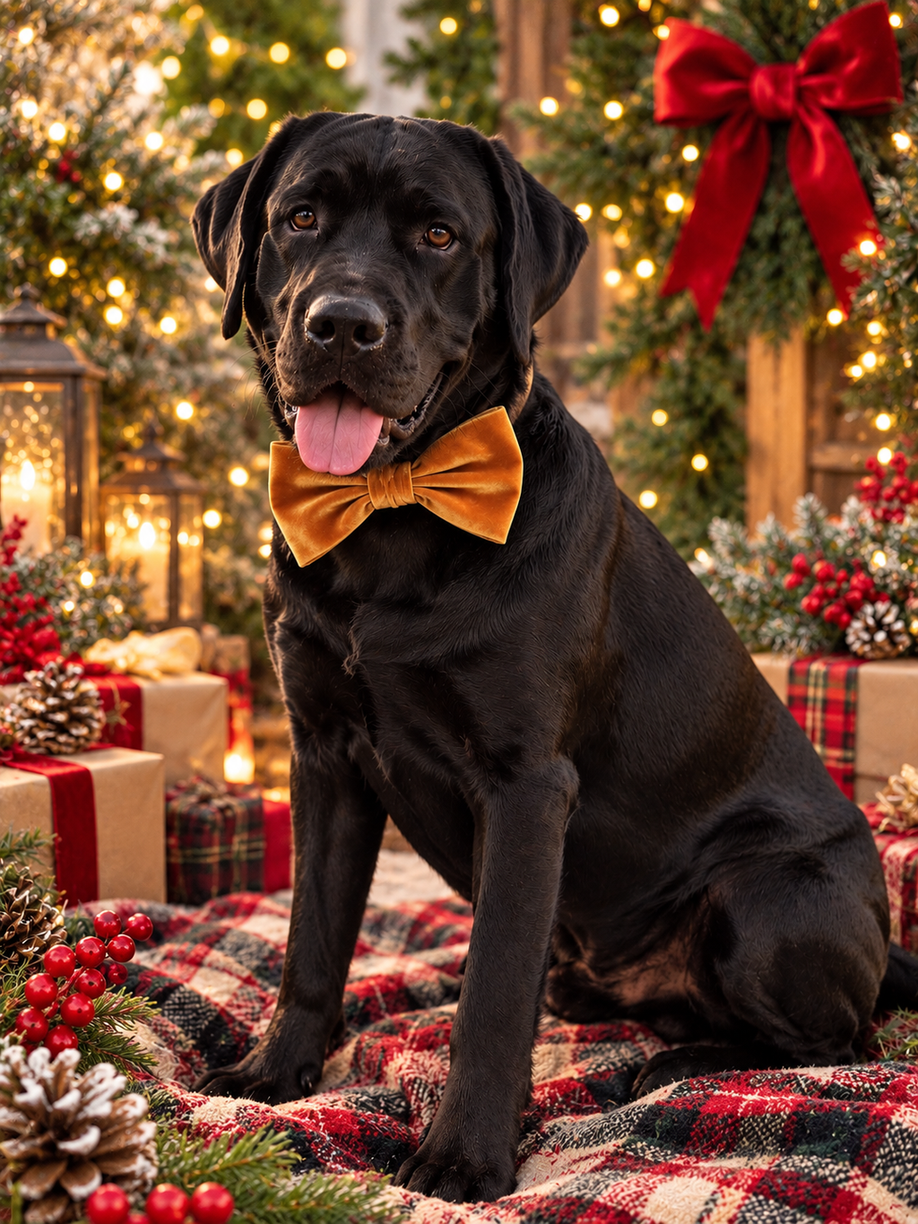 Gold crushed velvet sailor bow , attachable dark red sailor bow for dog