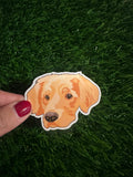 Golder Retriever Waterproof sticker