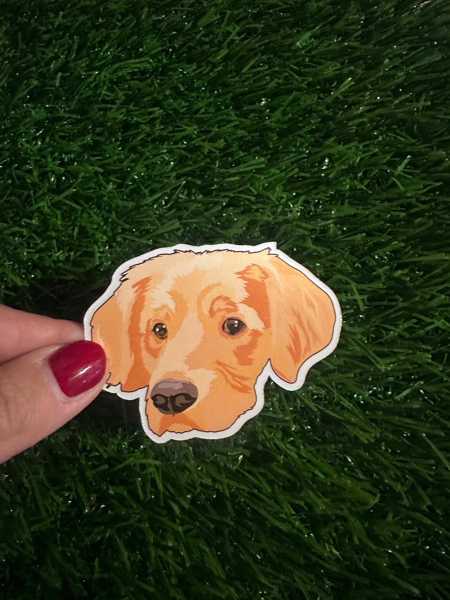 Golder Retriever Waterproof sticker