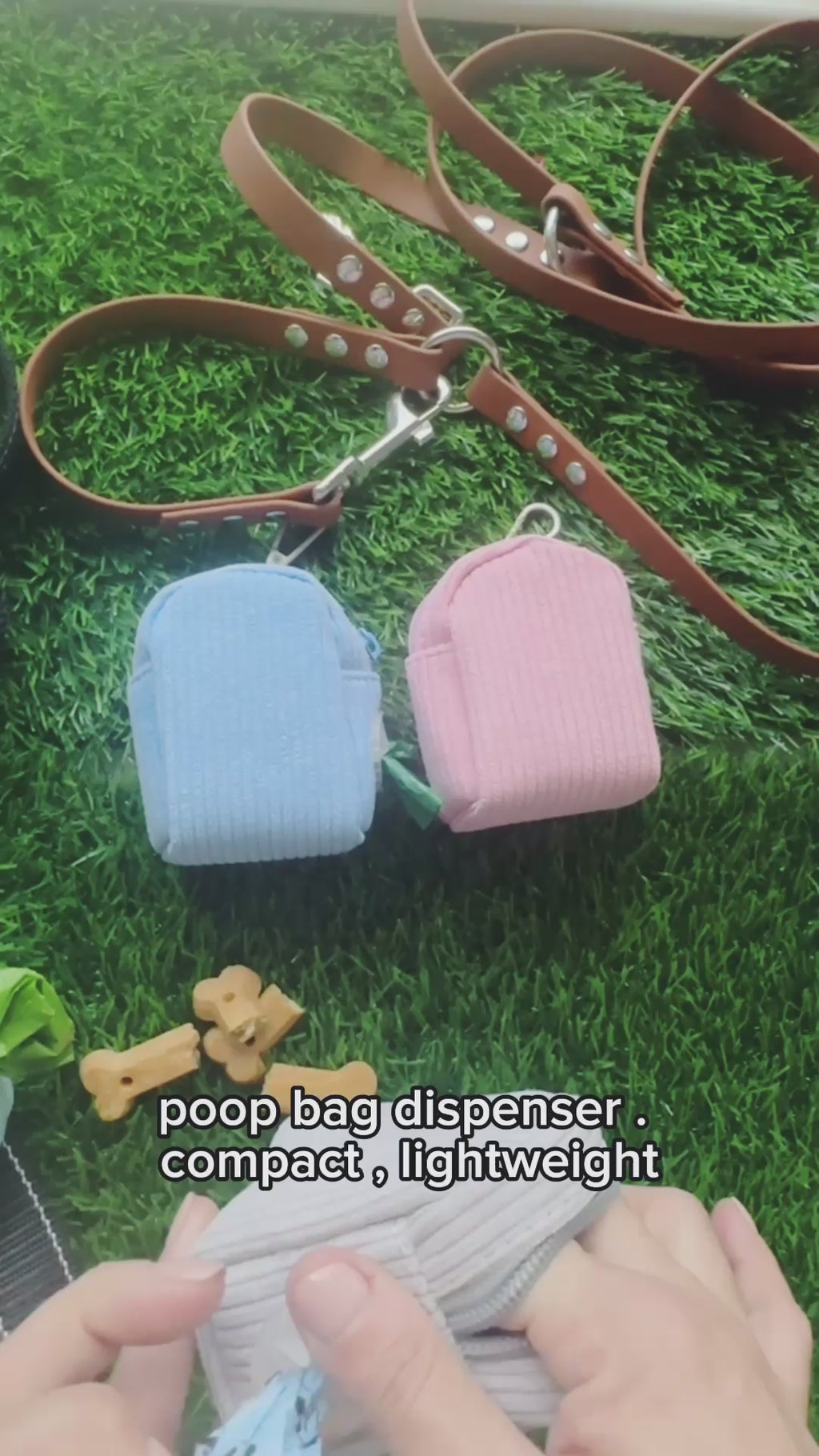schoobag poop bag dispenser in pastel colors