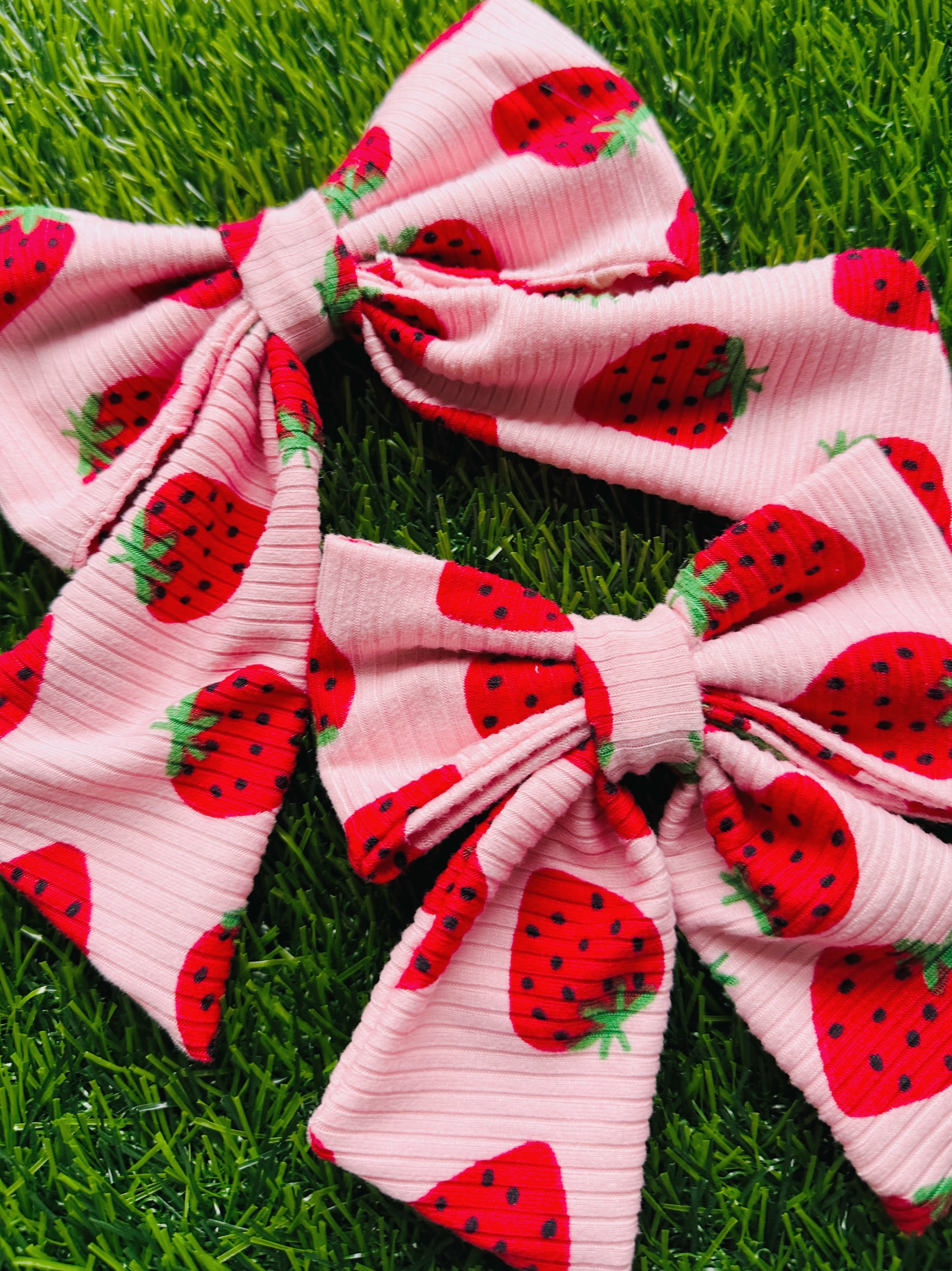 Strawberry Sailor DOG and Human bow