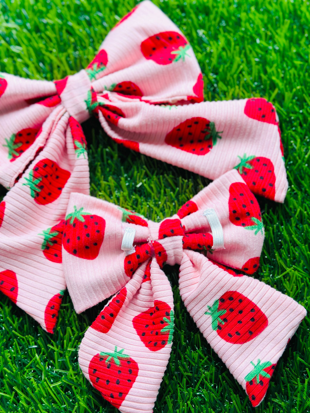 Strawberry Sailor DOG and Human bow