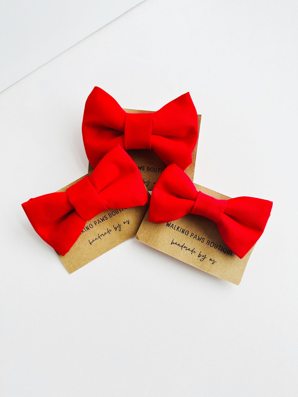 Oversized red bow tie for dog, new dog accessories bright red firm bow tie, over collar red puppy bow ties, large bowtie, gift for new owner